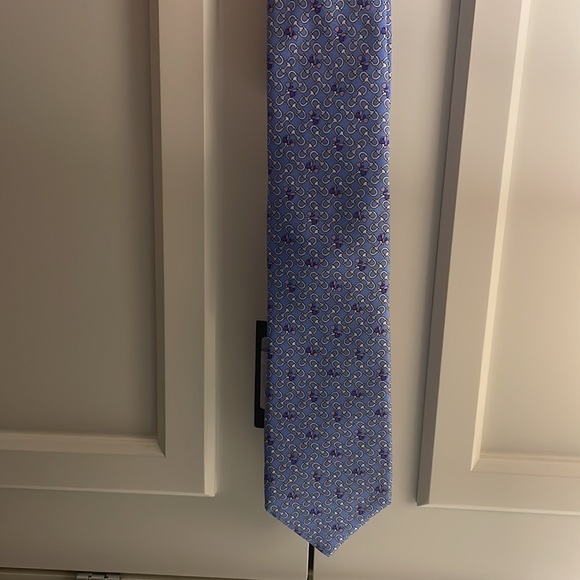 Cremieux NWT Men’s Tie Silk Blue & Purple - Picture 4 of 8